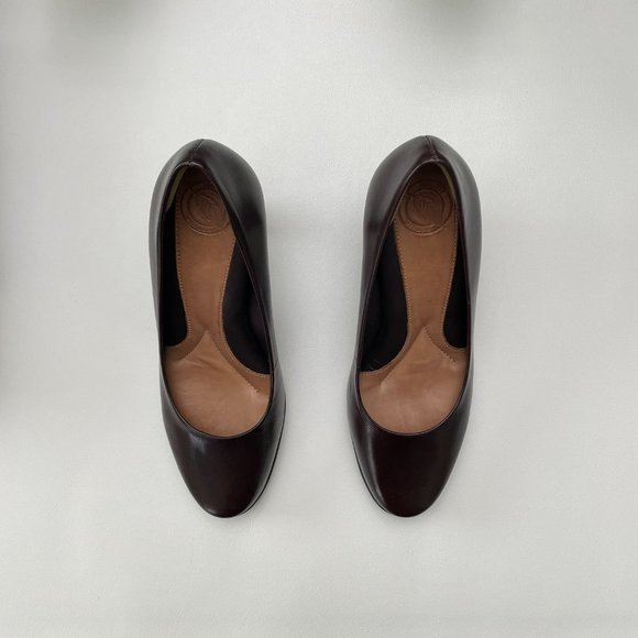 Nurture Round-toe heels Dark Brown Leather - Picture 2 of 3